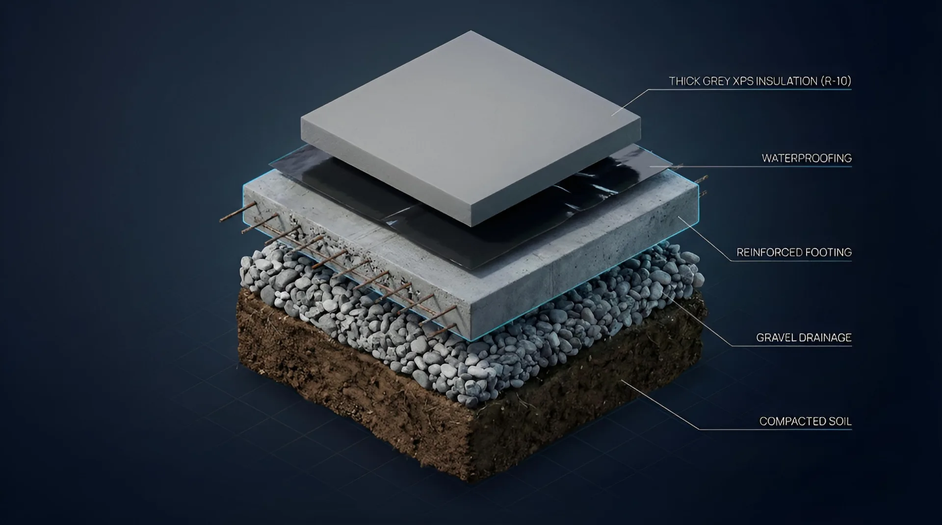 Структура фундаменту з XPS